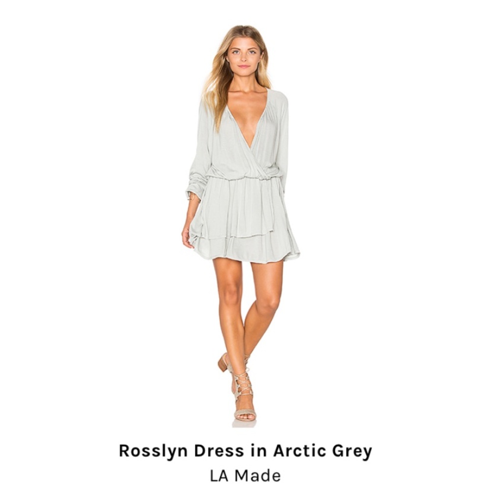 LA Made Rosslyn Dress, Arctic Gray